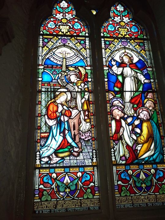 st marys stained glass window